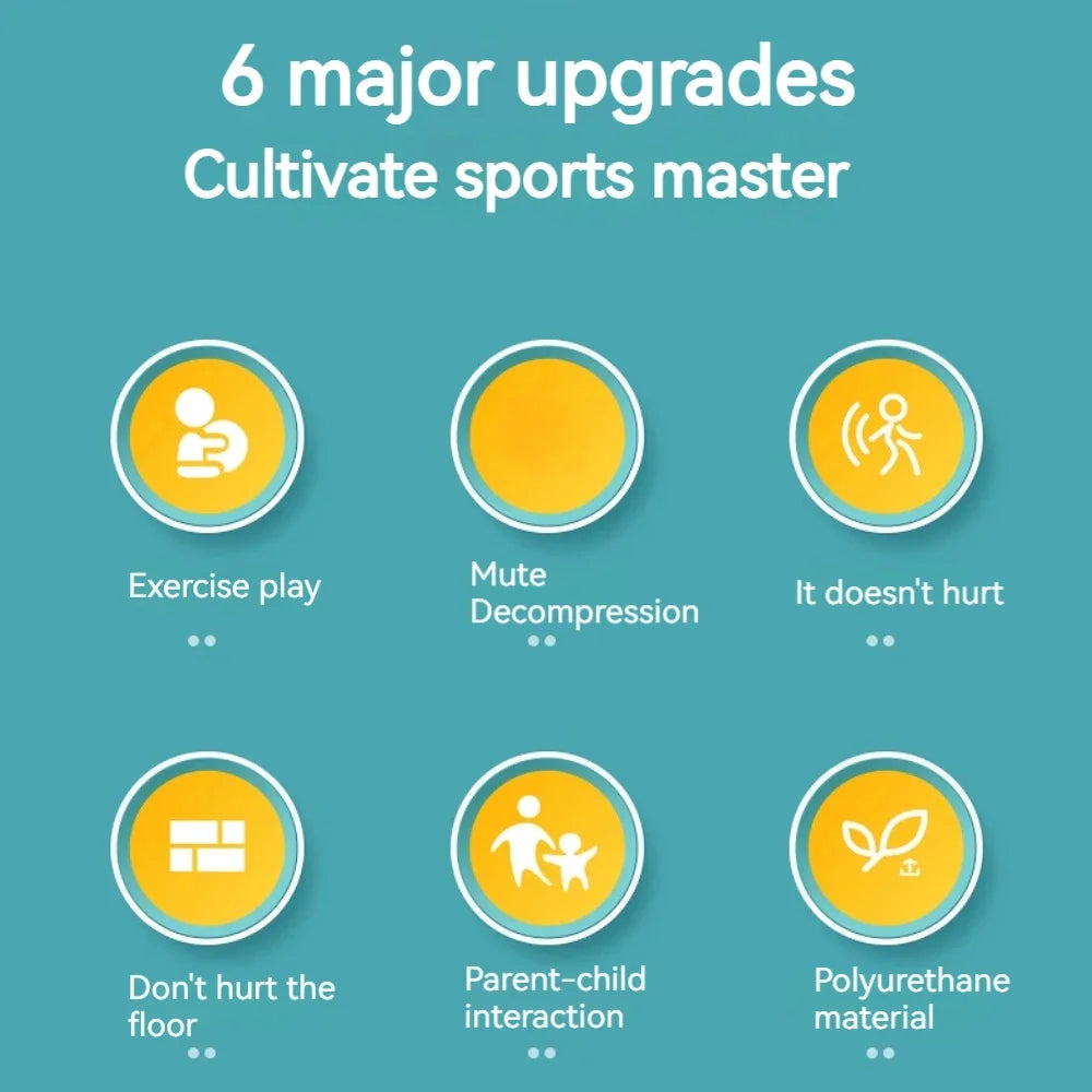 Silent Foam Basketball for Kids - Indoor Quiet Bouncing Ball