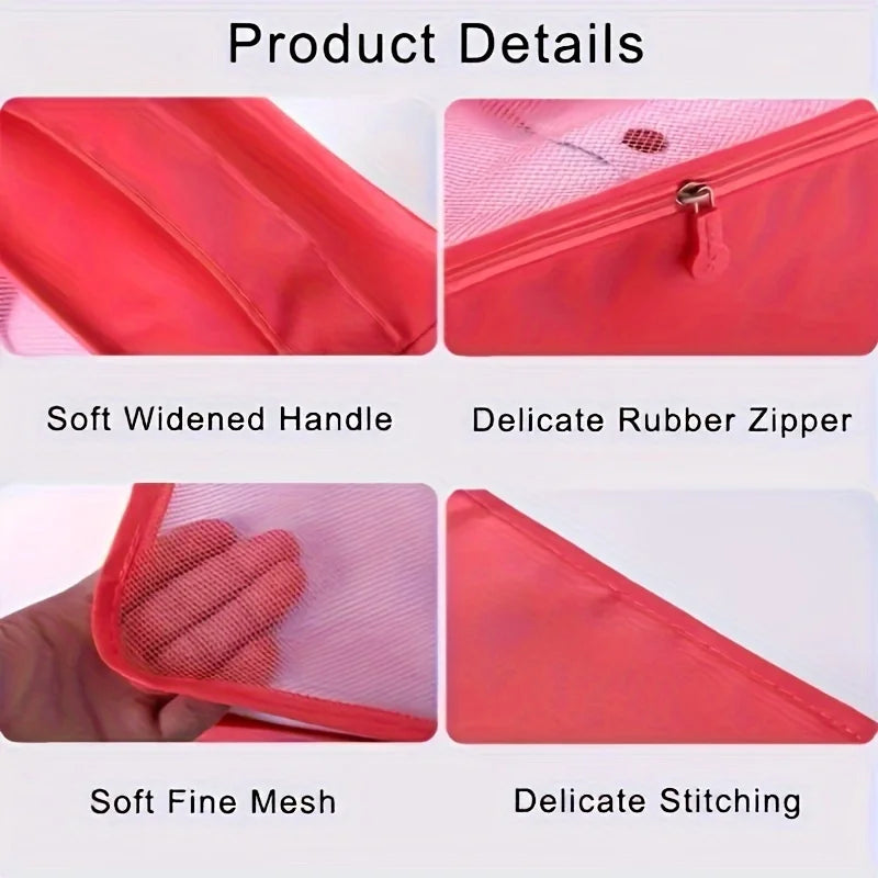 6pcs Multifunction Travel Bags Waterproof Clothes Storage