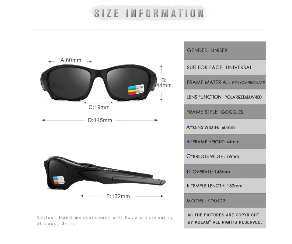 U400 Luxury Polarized Sunglasses Men's Driving Shades