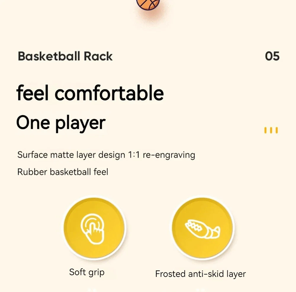 Silent Foam Basketball for Kids - Indoor Quiet Bouncing Ball