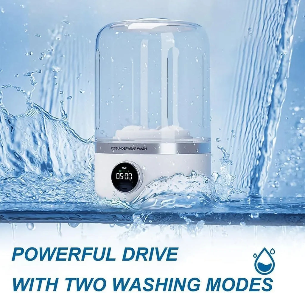 Portable Mini Washing Machine - Wireless Underwear & Socks Cleaner