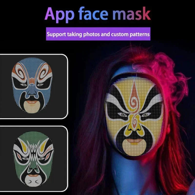 NEW LED APP Mask Bluetooth APP Control Face Masks Smart