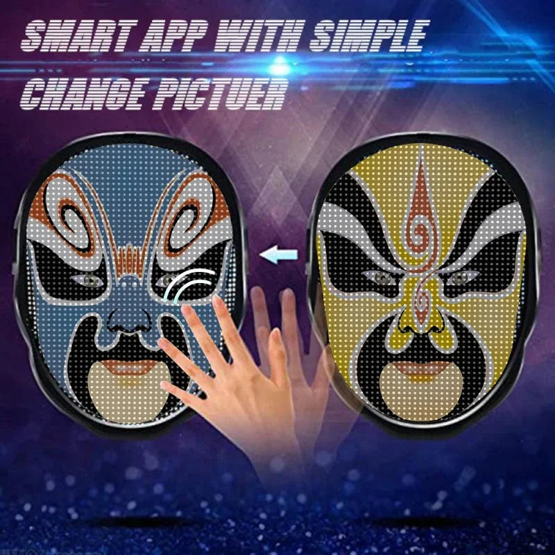 NEW LED APP Mask Bluetooth APP Control Face Masks Smart