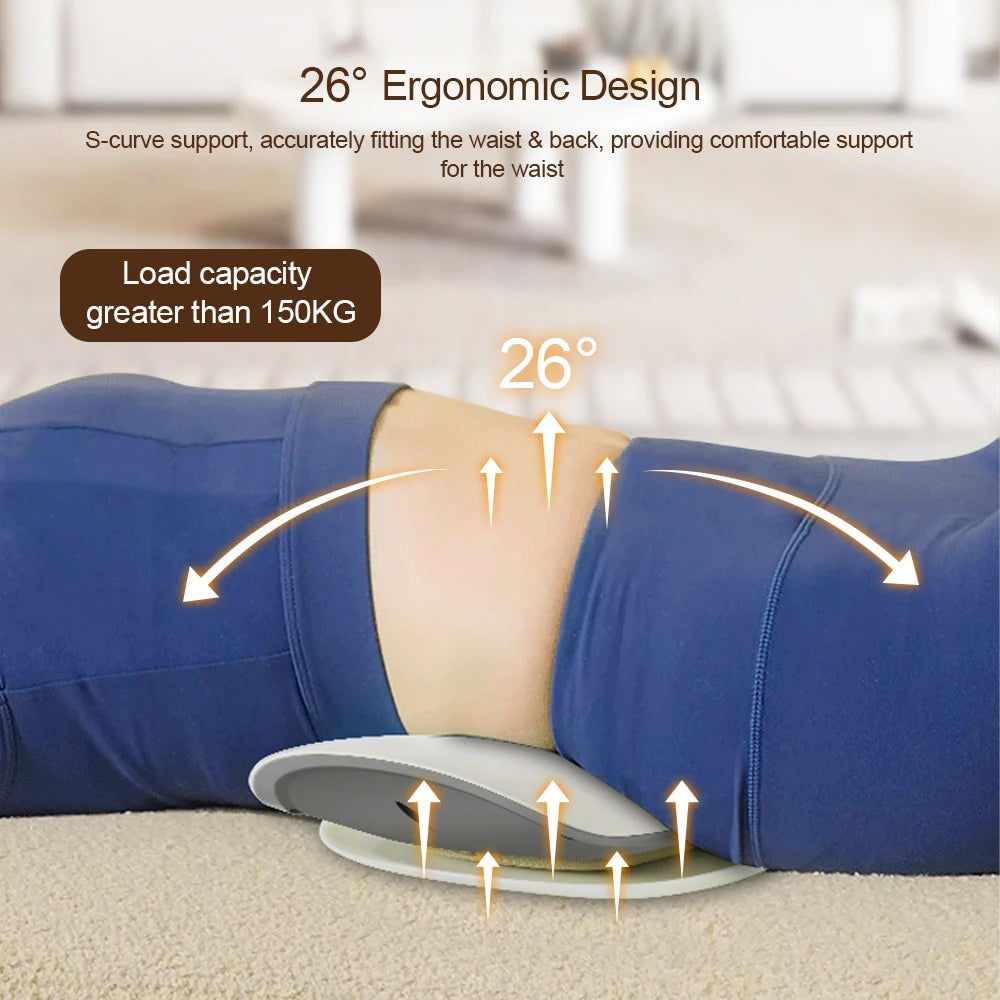 Electric Lumbar Traction Massager Inflatable Back Stretcher Device