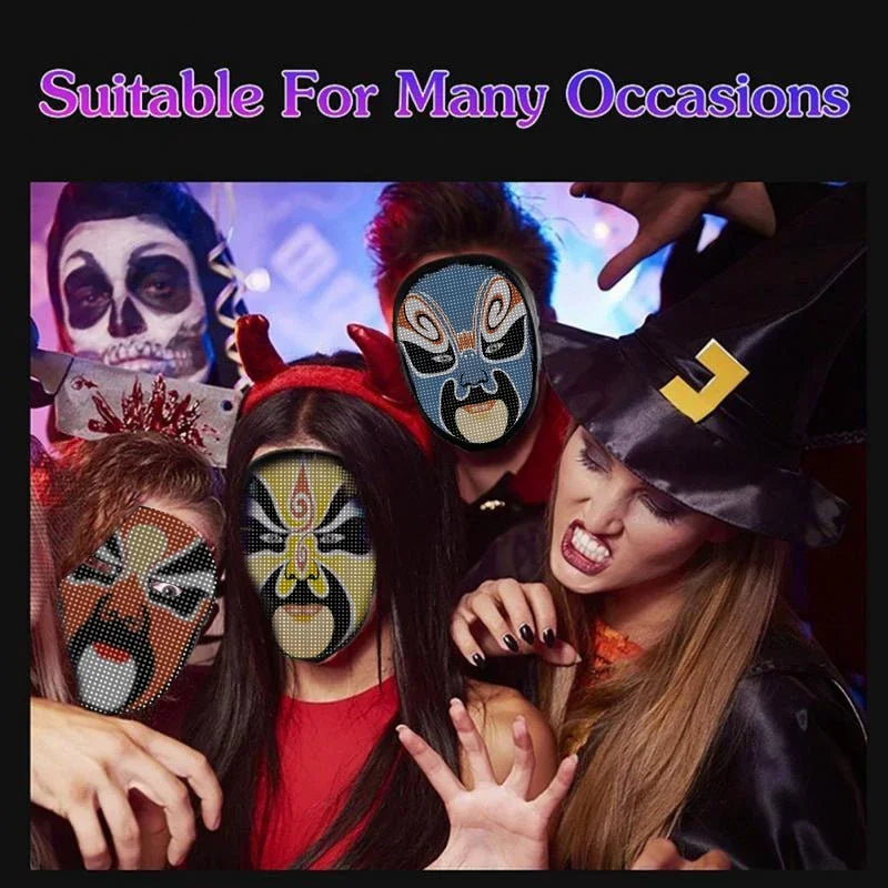 NEW LED APP Mask Bluetooth APP Control Face Masks Smart