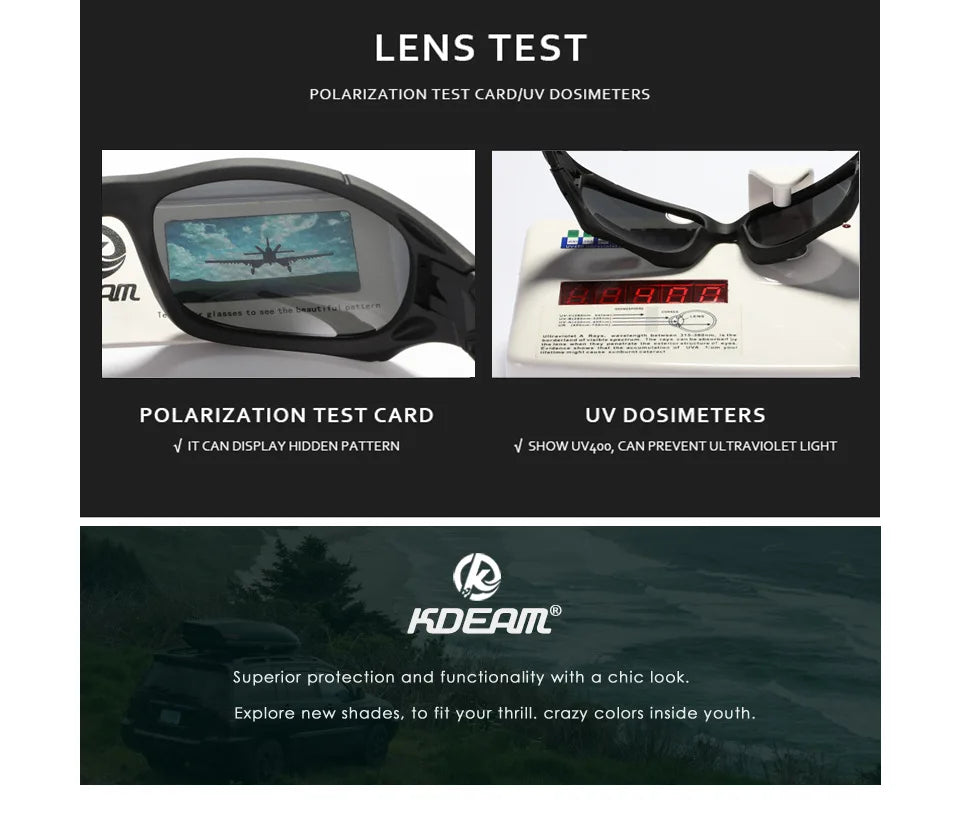 U400 Luxury Polarized Sunglasses Men's Driving Shades