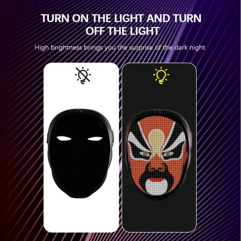 NEW LED APP Mask Bluetooth APP Control Face Masks Smart