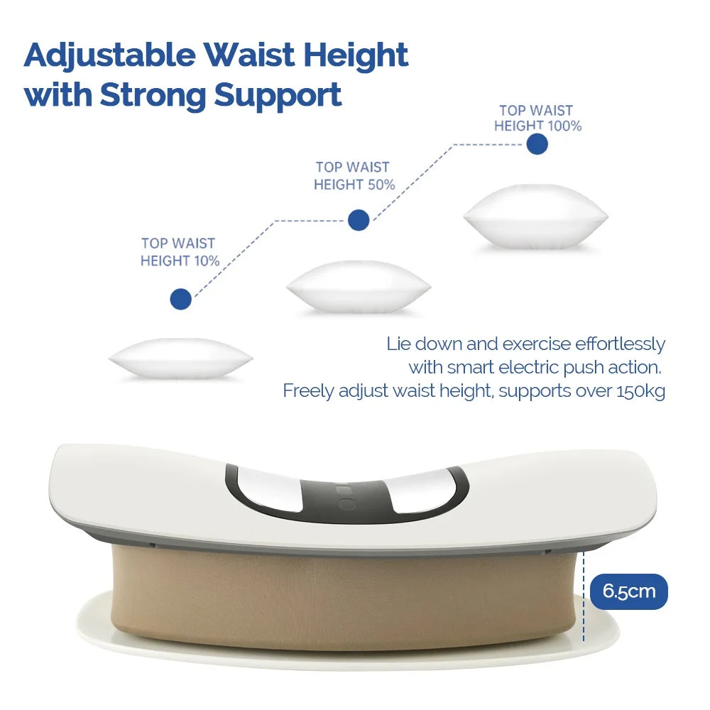Electric Lumbar Traction Massager Inflatable Back Stretcher Device